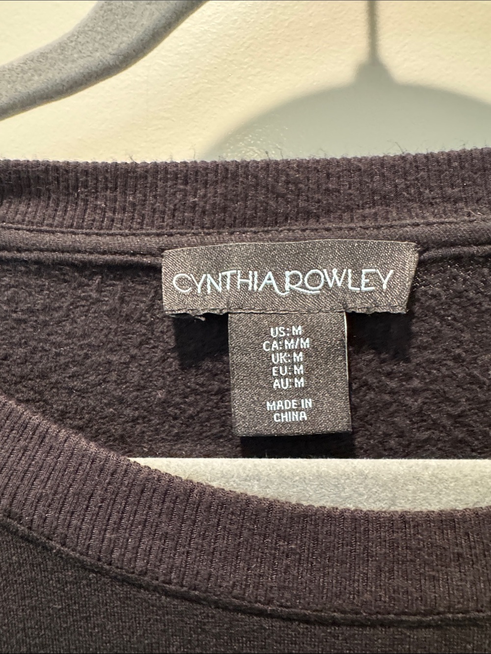 Cynthia Rowley Black Rhinestone Dancer Sweatshirt - Picture 2 of 2